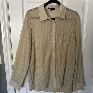 Tan Button Down Shirt